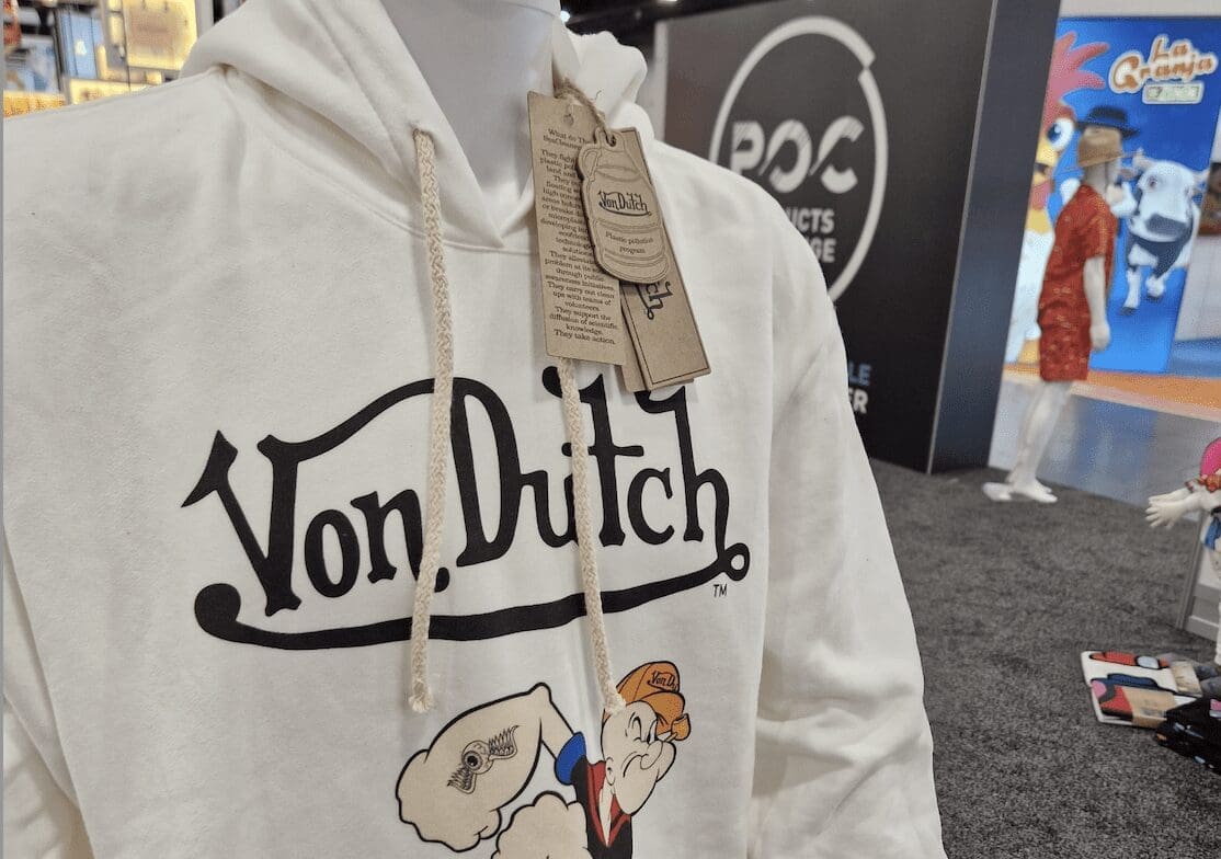 the products of change booth at Licensing Expo 2023