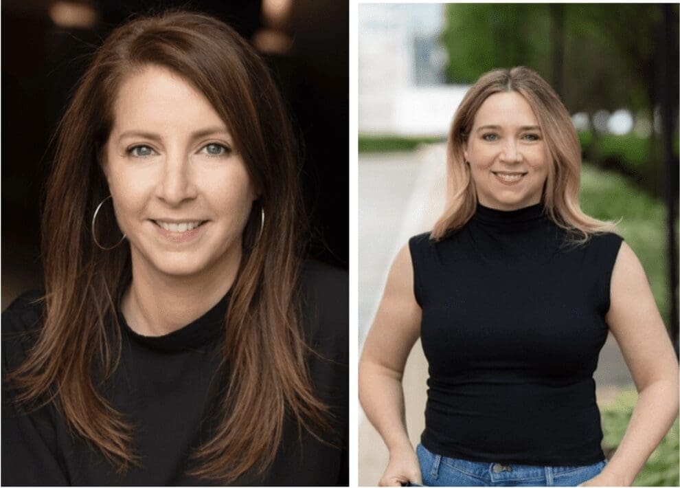 UMG's chief impact officer, Susan Mazo and head of sustainability, Dylan Siegler