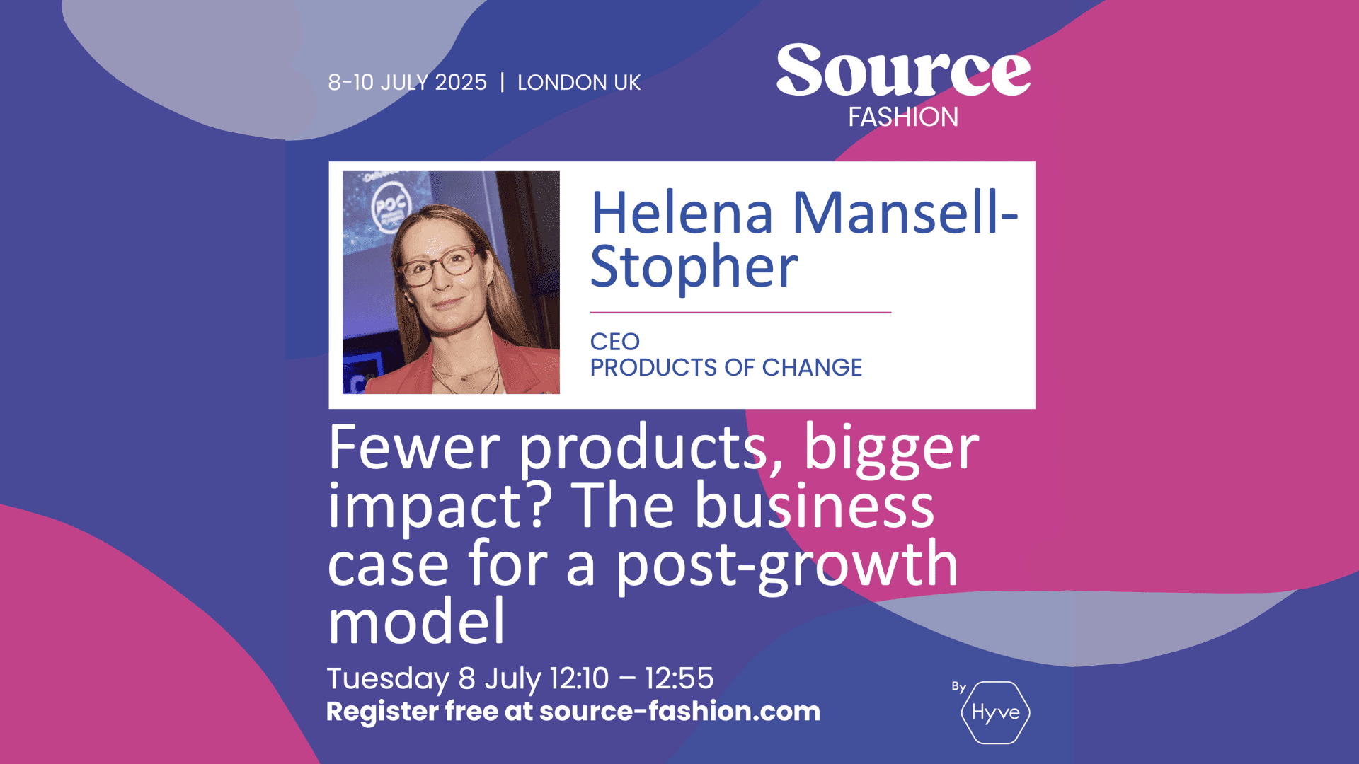 Helena speaker session at Source Fashion 2025