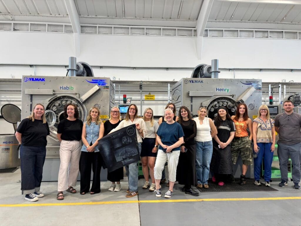 POC members visiting LaundRE in Canning Town, London in July 2026